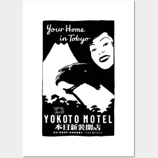 Vintage Tokyo Fuji Motel Posters and Art